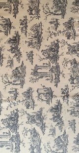 Furnishing Fabric - Lymefield Toile Charcoal