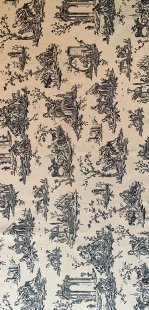 Furnishing Fabric - Lymefield Toile Black