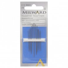 Hand Sewing Needles: Household Assortment: 12 Pieces