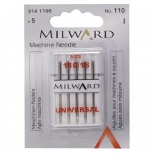 Sewing Machine Needles: Universal: 110/18: 5 Pieces