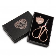 Scissor and Thread Cutter Gift Set: Rose Gold