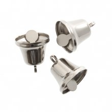 Bells: Liberty: 14mm: Silver: 5 Pack
