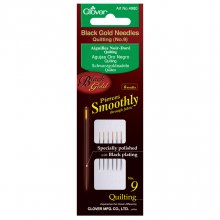 Hand Sewing Needles: Quilting: Black Gold: No.9