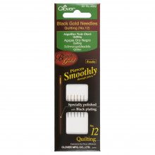 Hand Sewing Needles: Quilting: Black Gold: No.12