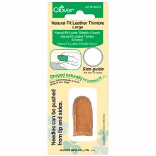 Thimble: Leather Natural Fit: Large