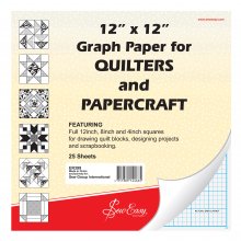 Graph Paper: Quilter's: 12 x 12in