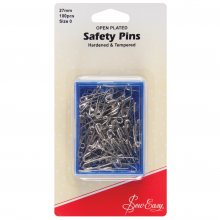 Safety Pins: Quilter's: Open-Plated: 27mm