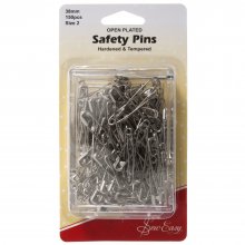 Safety Pins: 38mm: 150 Pieces