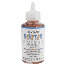 Adhesive: Hi-Tack Glitter Glue: Copper: 50ml (6)
