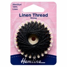 Linen Thread: 10m - Black