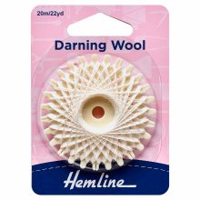 Darning Wool: 20m - White