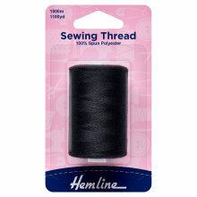 Sewing Thread: 5 x 1000m: Black