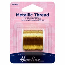 Metallic Thread: Gold - 100m