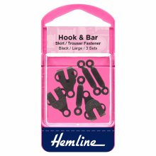 Hook and Bar: Black - Large