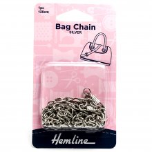 Bag Chain: 120cm: Nickel