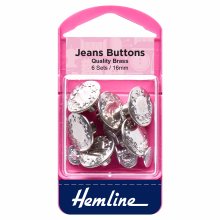 Jeans Buttons: Nickel - 16mm