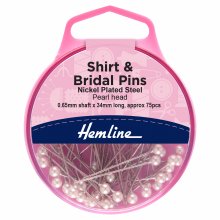 Shirt and Bridal Pins: Nickel - 34mm, 75pcs