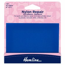 Self Adhesive Nylon Repair Patch: Royal - 10 x 20cm