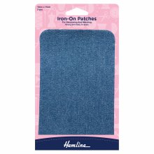 Cotton Twill Patches: Light Denim - 10 x 15cm