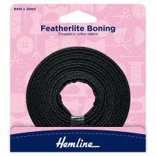 Featherlite Boning: Black - 2m x 8mm