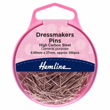 Dressmaker Pins: Nickel: 26mm, 310pcs