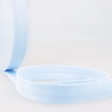 Bias Binding: Cotton Jersey: 20mm: Light blue