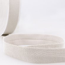 Bias Binding: Cotton Jersey: 20mm: Beige