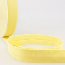 Bias Binding: Cotton Jersey: 20mm: Straw Yellow