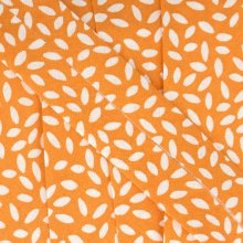Bias Binding: Cotton: Leaves: 227mm: Orange