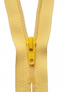 Nylon Dress and Skirt Zip: 10cm: Yellow Gold