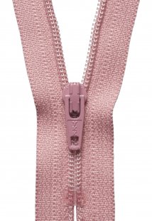 Nylon Dress and Skirt Zip: 10cm: Dusky Pink
