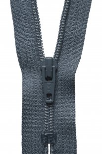 Nylon Dress and Skirt Zip: 10cm: Dark Grey