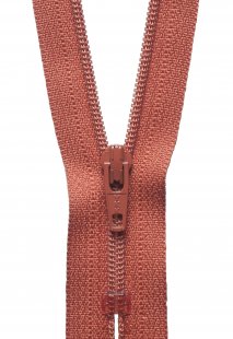 Nylon Dress and Skirt Zip: 10cm: Rust