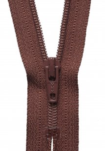 Nylon Dress and Skirt Zip: 10cm: Russet