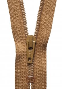Nylon Dress and Skirt Zip: 20cm: Old Gold