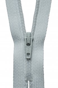 Nylon Dress and Skirt Zip: 25cm: Pale Grey