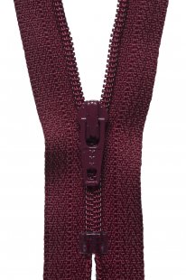 Nylon Dress and Skirt Zip: 30cm: Dark Wine