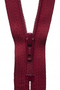Nylon Dress and Skirt Zip: 51cm: Scarlet Berry