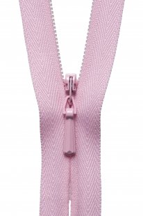 Concealed Zip: 20cm: Mid Pink