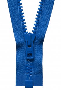 Vislon Heavyweight Open End Zip: 81cm: Bright Blue