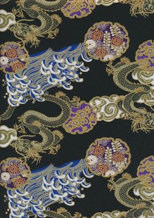 Fabric Freedom Oriental Collection - Japanese Black COL 2