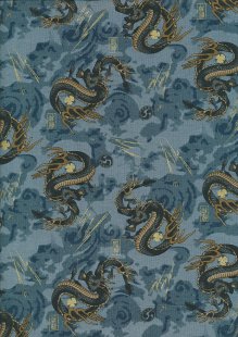 Fabric Freedom Oriental Collection - Japanese Grey COL 3