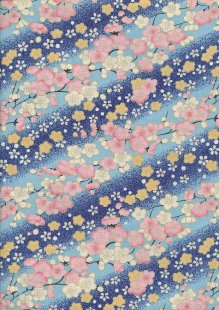 Fabric Freedom Oriental Collection - Japanese Blue/ Royal COL 2