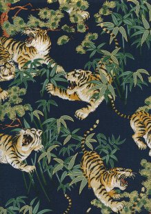 Japanese Fabric - Tigers 61180 Col 2