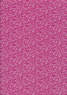 John Louden - Floral Vine JLK0104 Raspberry