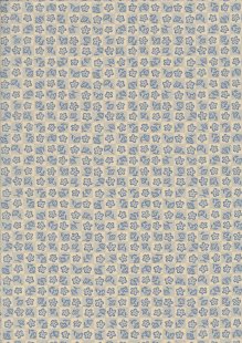 Kingfisher Fabrics - Hope Chest Florals 37927 Blue/Ivory