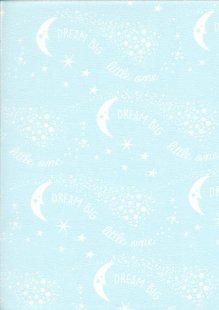Kingfisher Fabrics - The Kids Are Alright Blue 49698