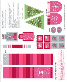 Lewis & Irene - Christmas Glow C50.2 Elf accessories pink