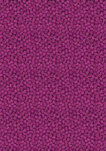 Lewis & Irene - Poppies Tiny poppies on dark purple - P763.3
