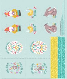 Lewis & Irene - Spring Treats A587 - Easter bags & cut outs panel (digital)
